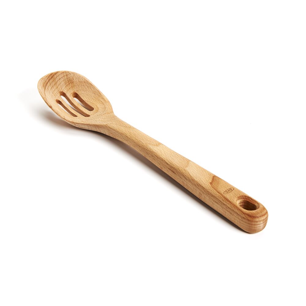 Wooden Slotted Spoon W5