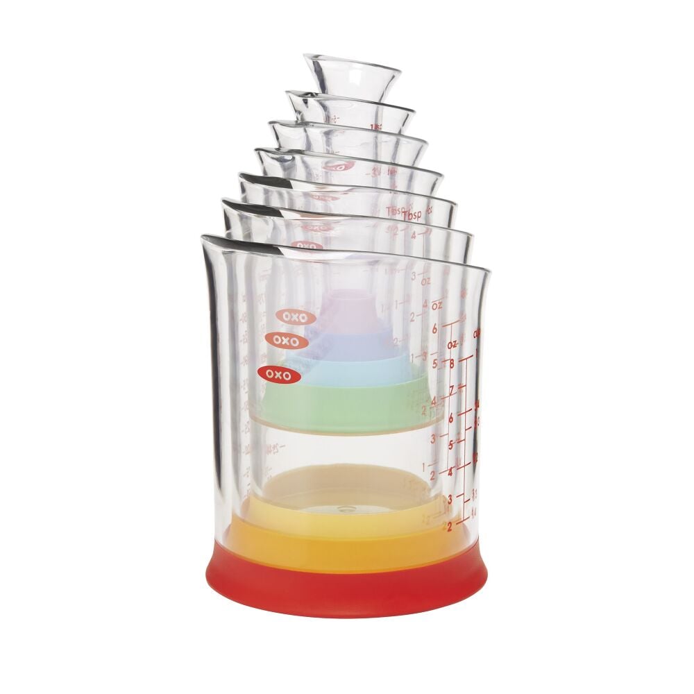 7 Piece Liquid Measuring Beaker Set M4