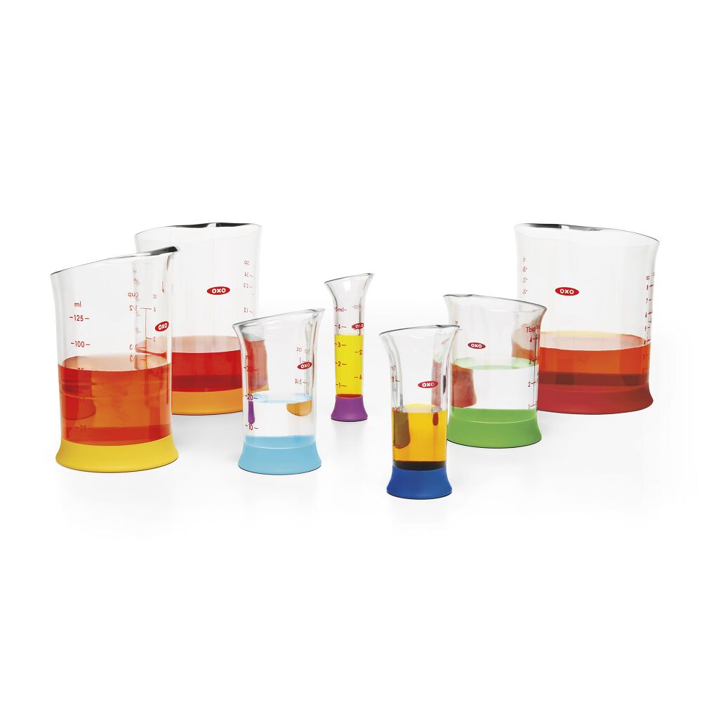 7 Piece Liquid Measuring Beaker Set M4