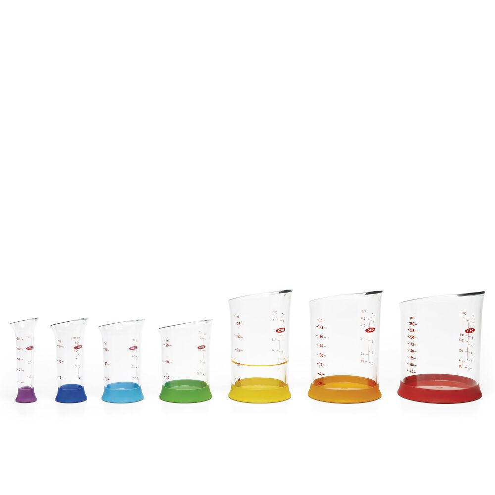 7 Piece Liquid Measuring Beaker Set M4
