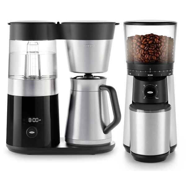 9-Cup Coffee Maker & Conical Burr Coffee Grinder Bundle Q6