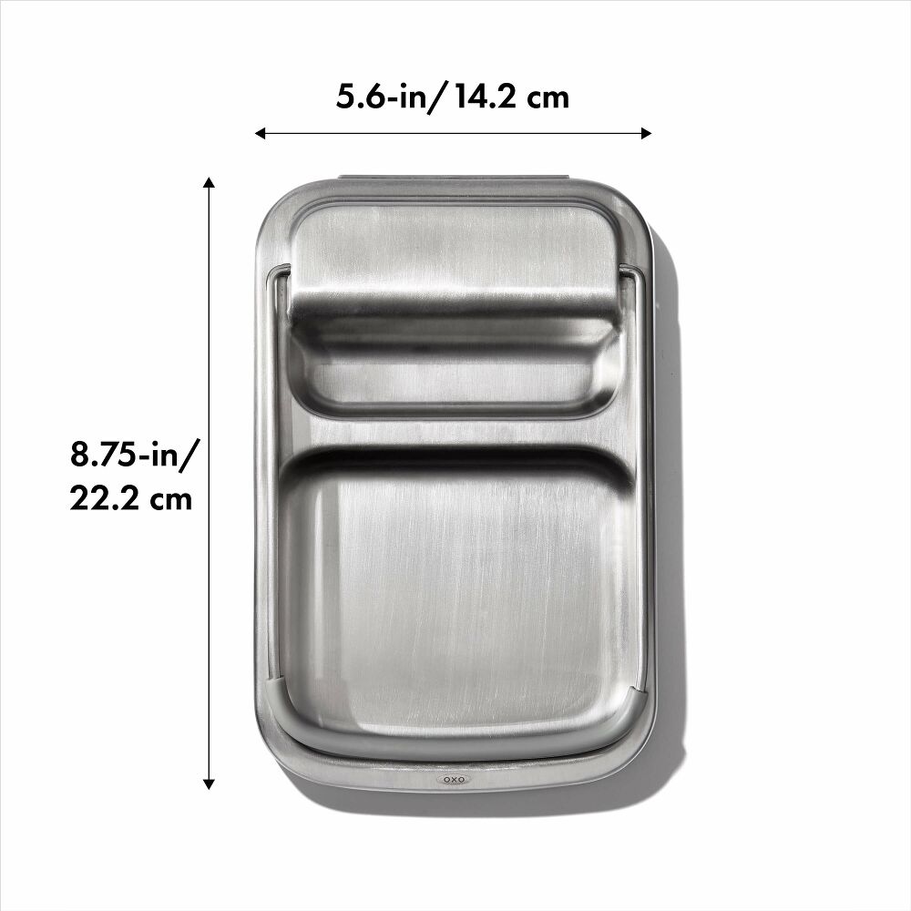 Stainless Steel Spoon Rest with Lid Holder O4