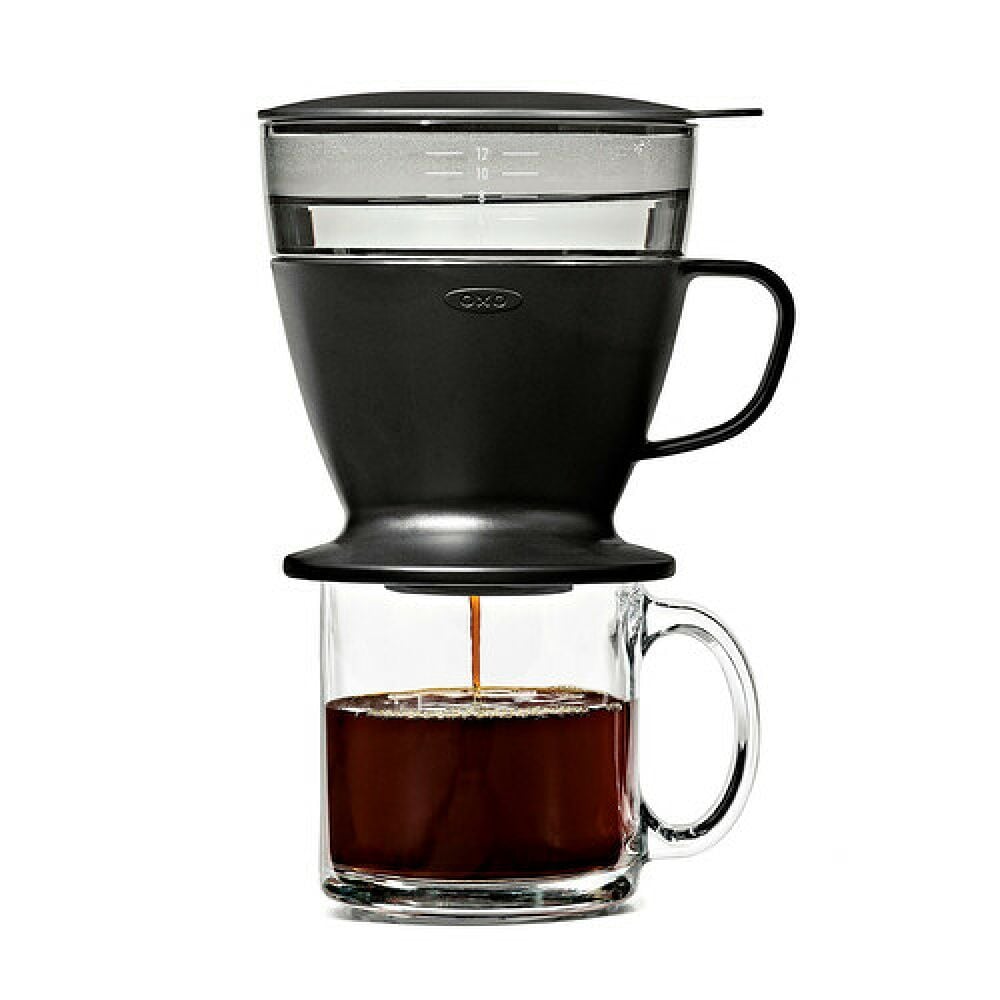 Pour Over Coffee Maker with Water Tank - Matte Black R9