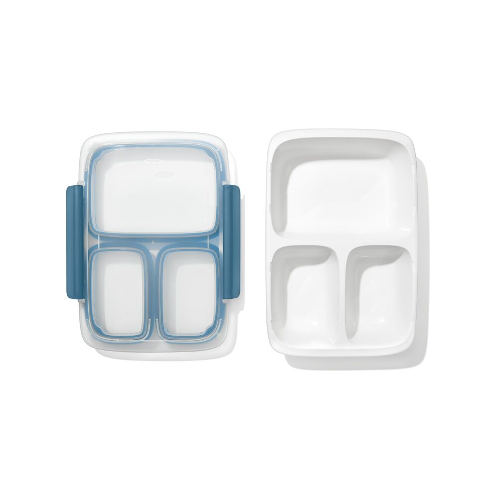 Prep & Go 4.1-Cup Divided Container - Ocean Blue E9