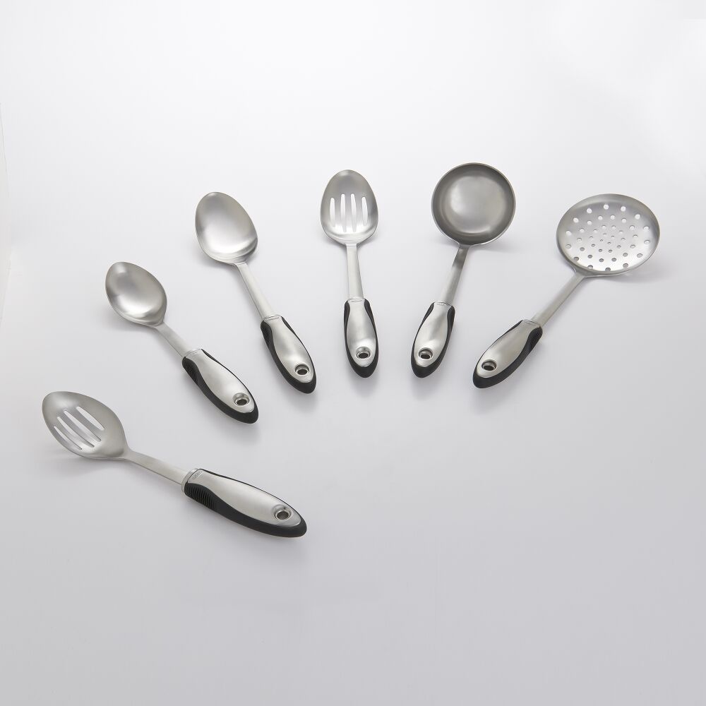 Steel Slotted Spoon S8