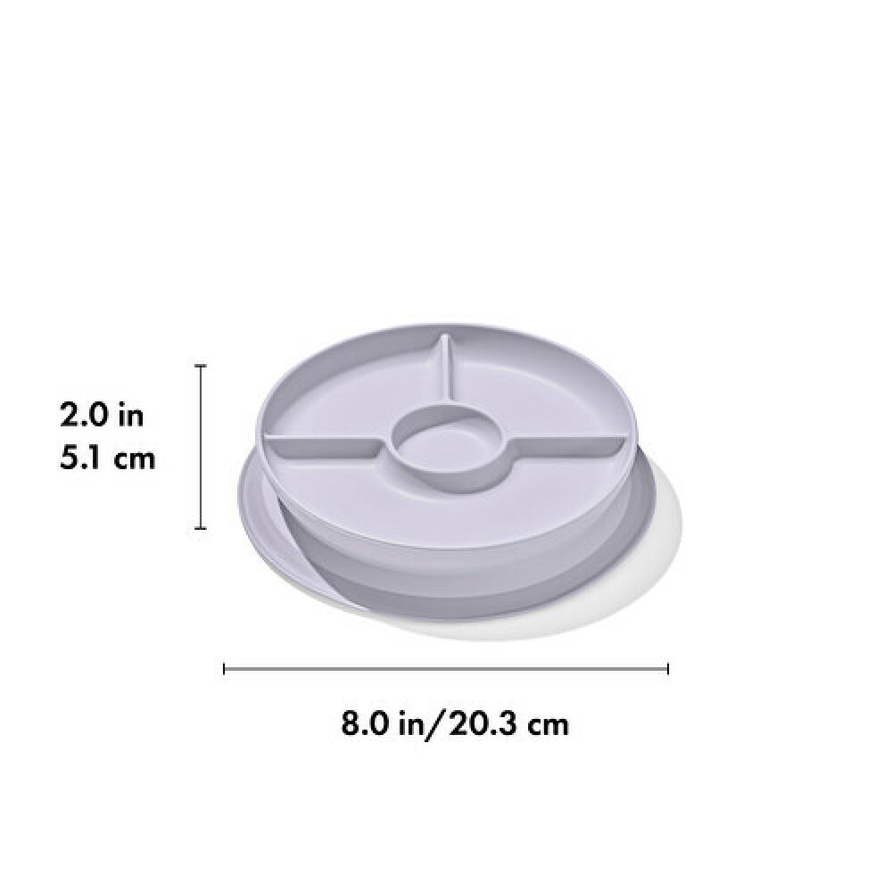 Stick & Stay Suction Divided Plate Z5