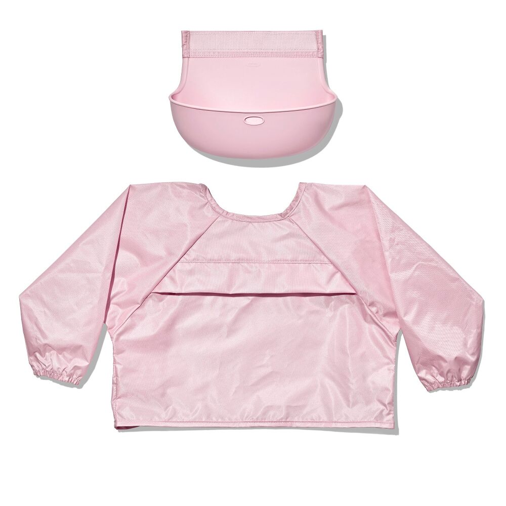 Sleeved Roll-Up Bib - Blossom I8