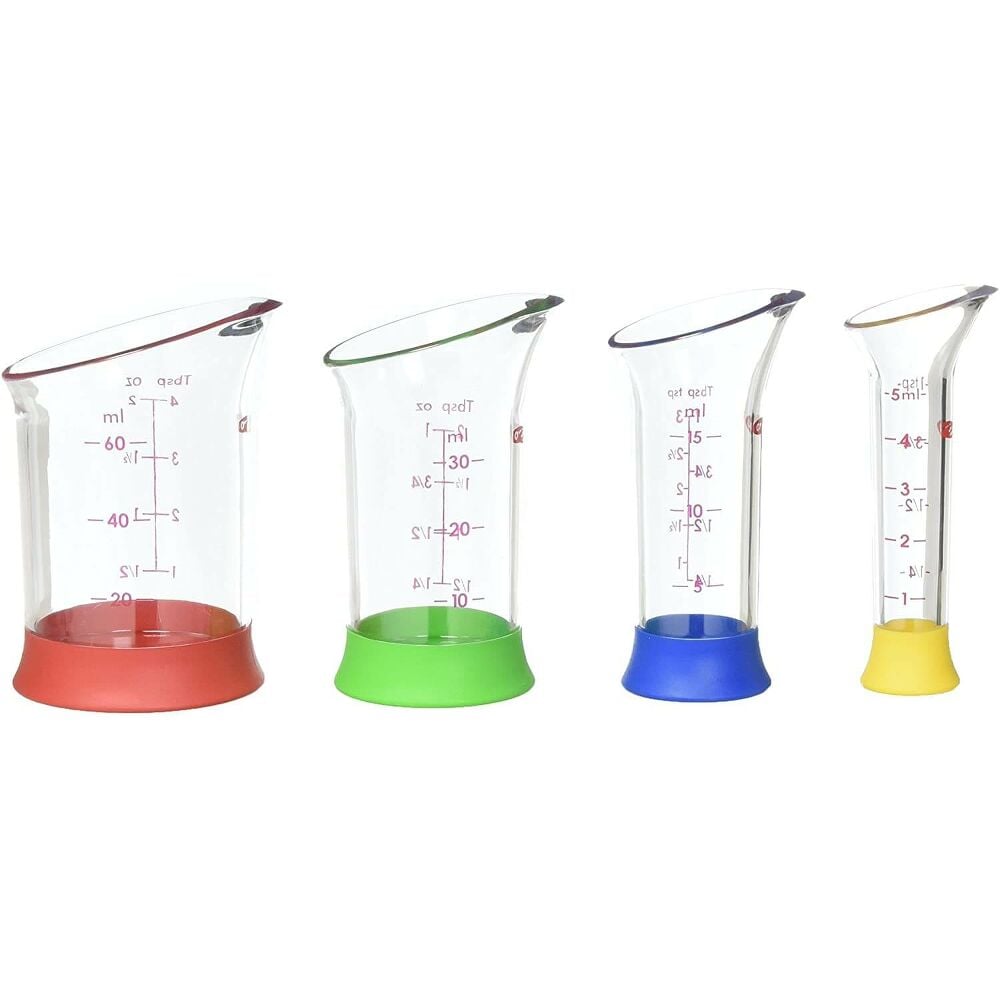 4 Piece Mini Measuring Beaker Set E0