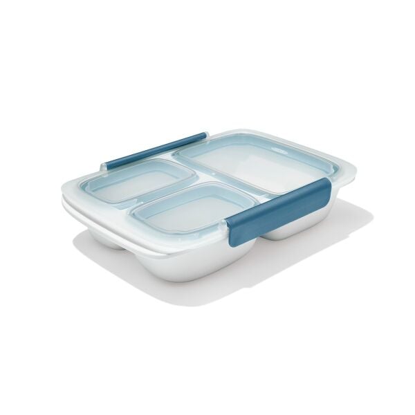 Prep & Go 4.1-Cup Divided Container - Ocean Blue E9
