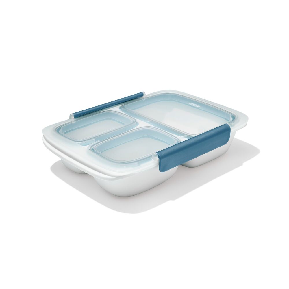 Prep & Go 4.1-Cup Divided Container - Ocean Blue E9