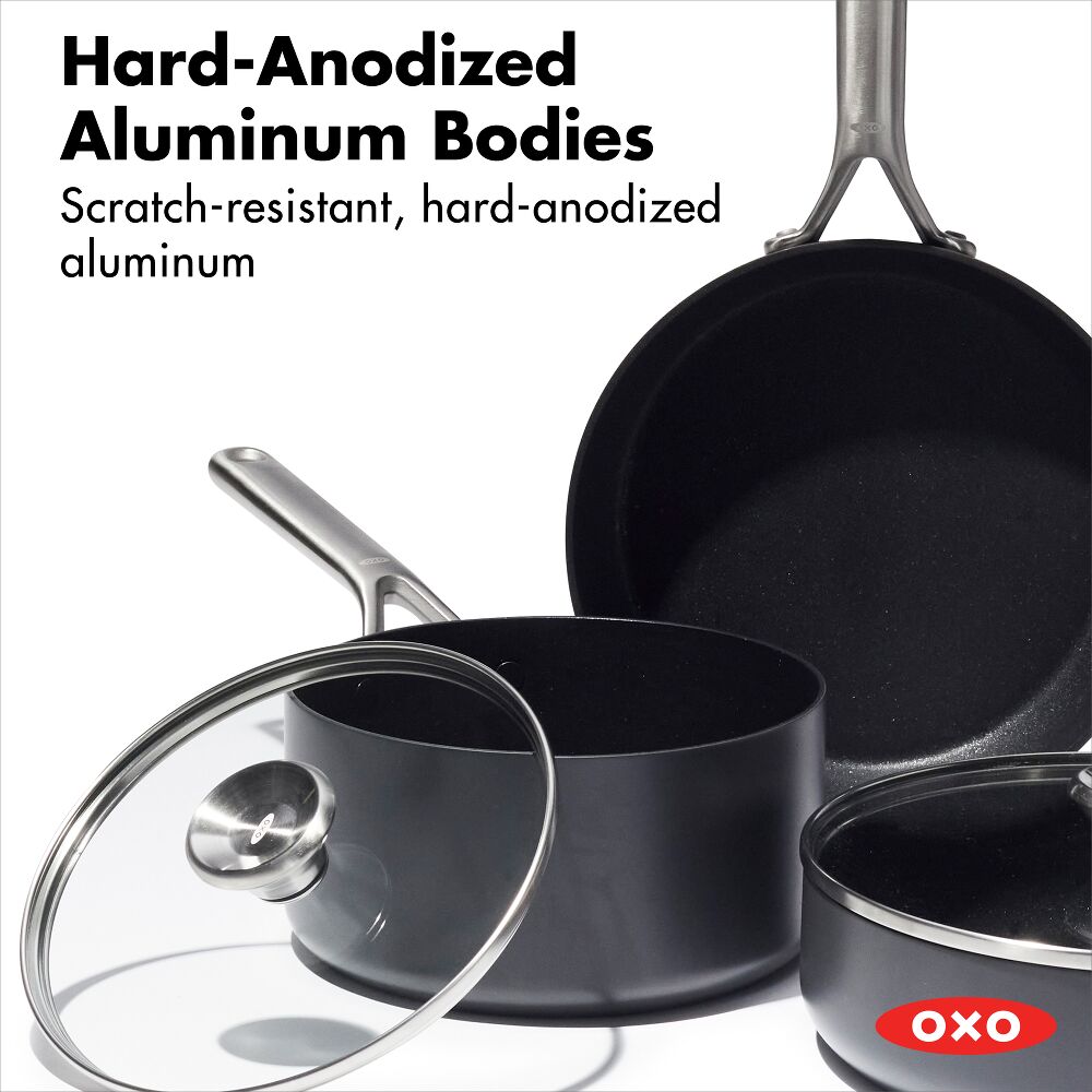 OXO Ceramic Professional Non-Stick 5-Piece Cookware Set Y6