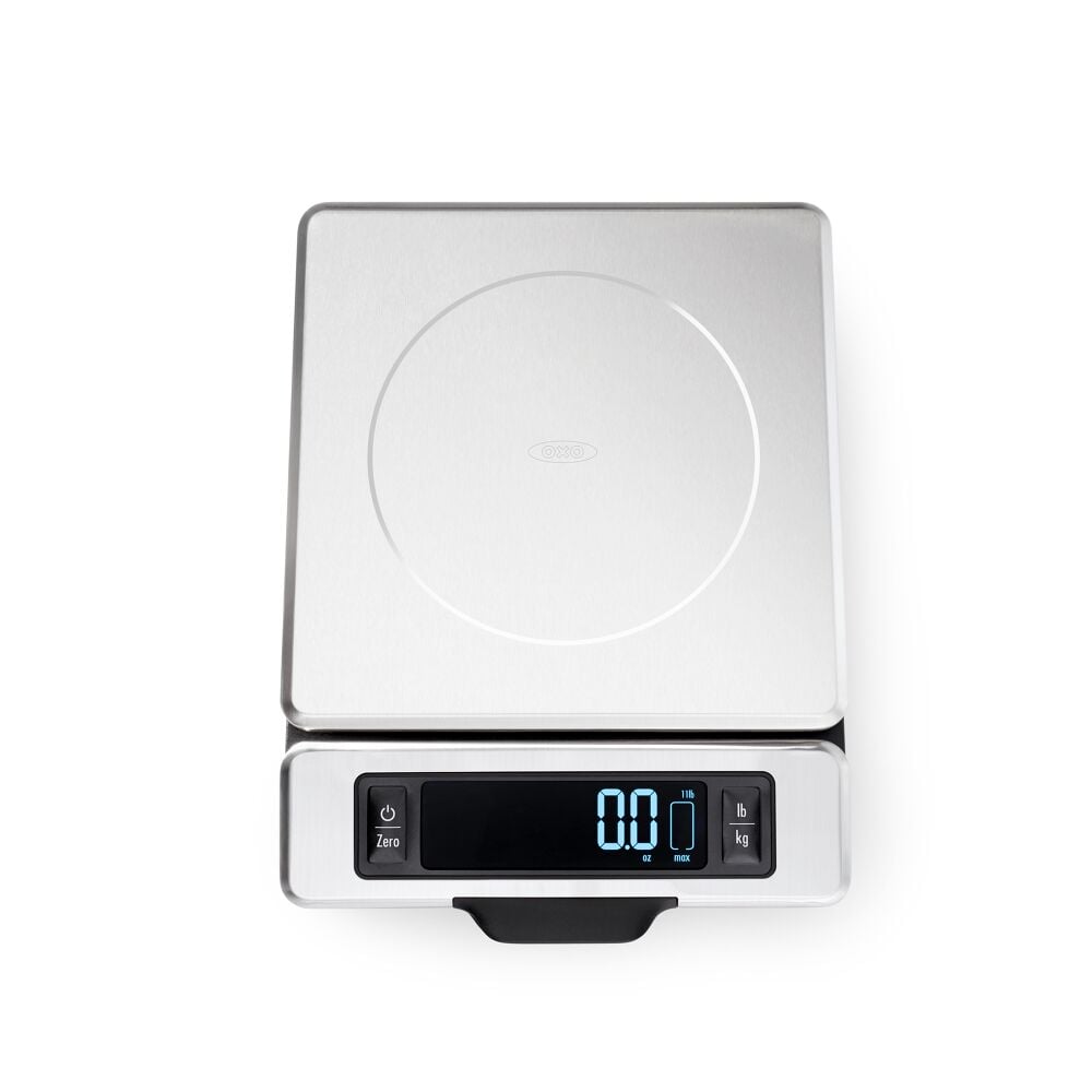 11 lb Stainless Steel Food Scale with Pull out Display L6