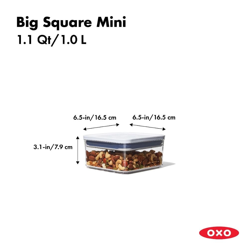 POP Container - Big Square Mini (1.1 Qt.) H8