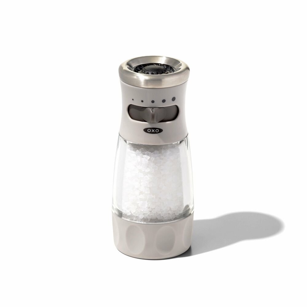 Contoured Mess-Free Salt Grinder D0
