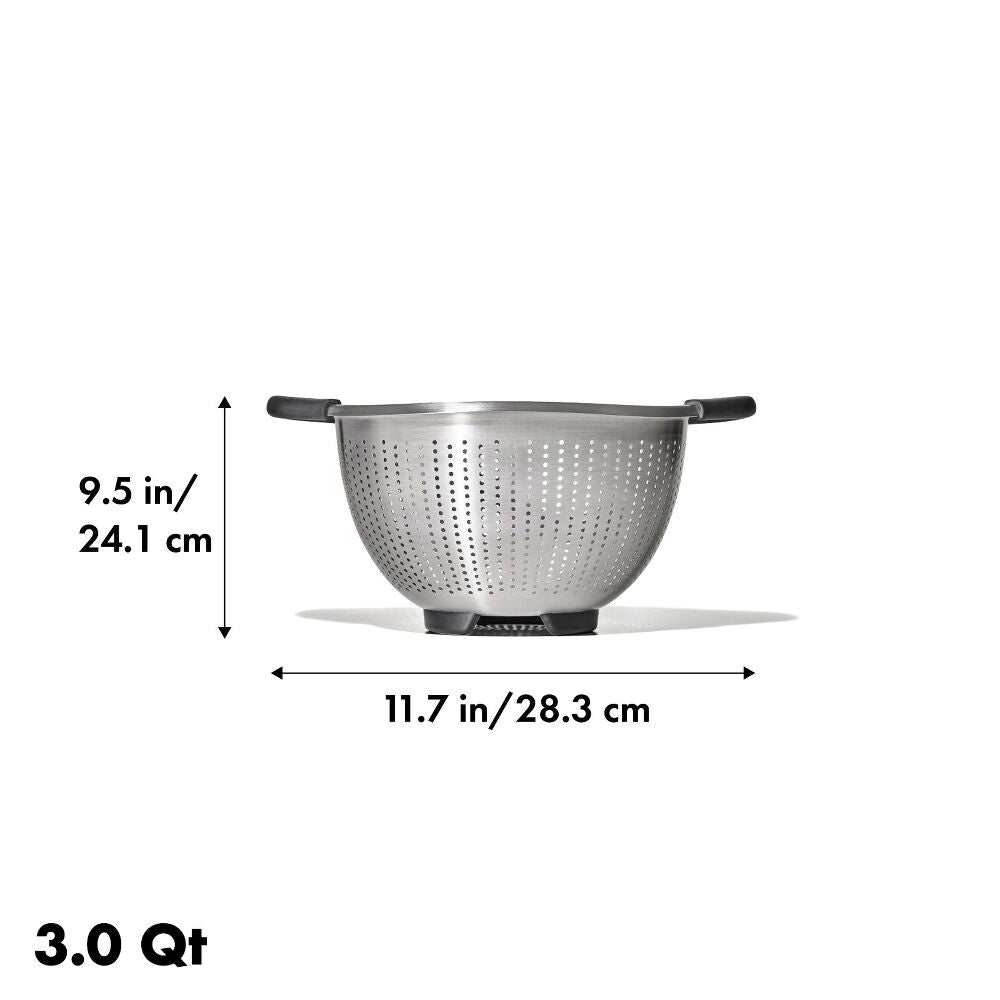 Stainless Steel 3 qt./ 2.8L Colander A2