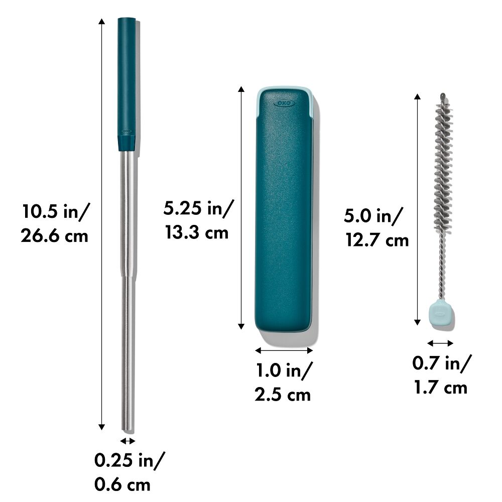 Collapsible Straw With Case O3