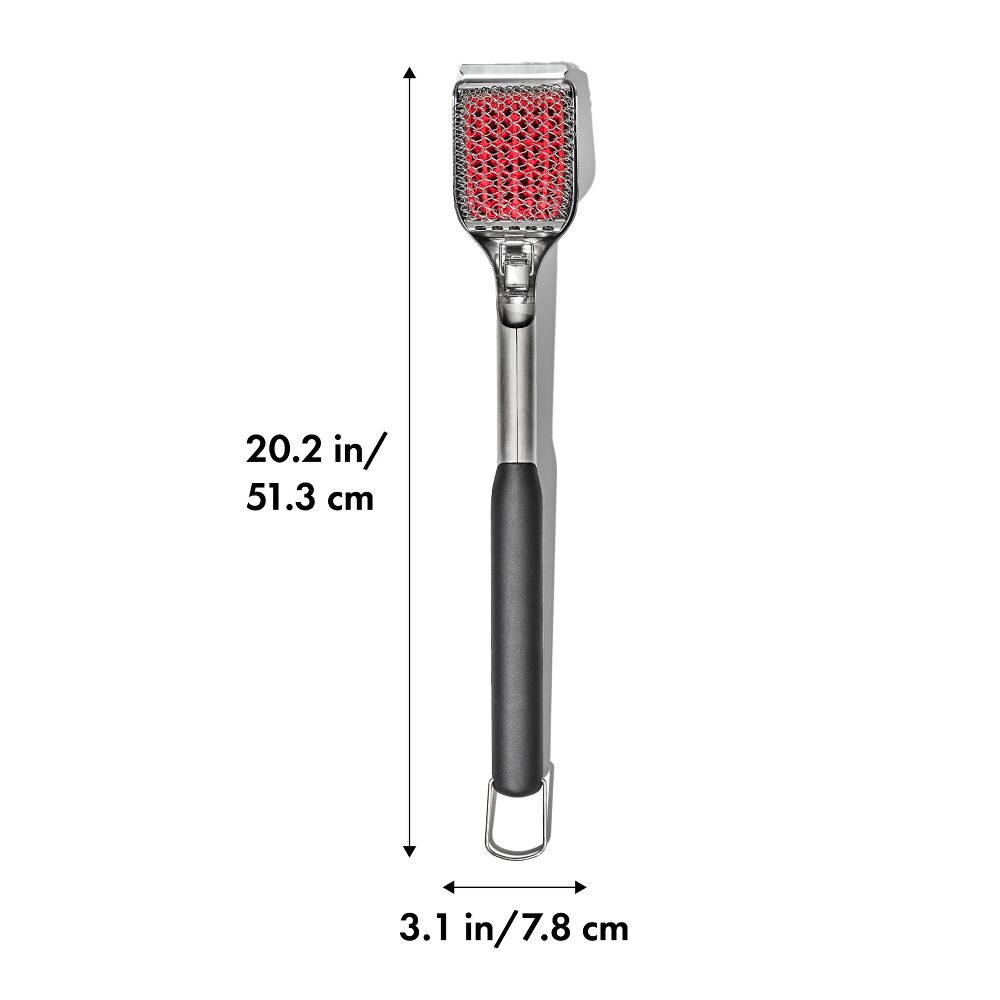 Coiled Grill Brush With Replaceable Head G9