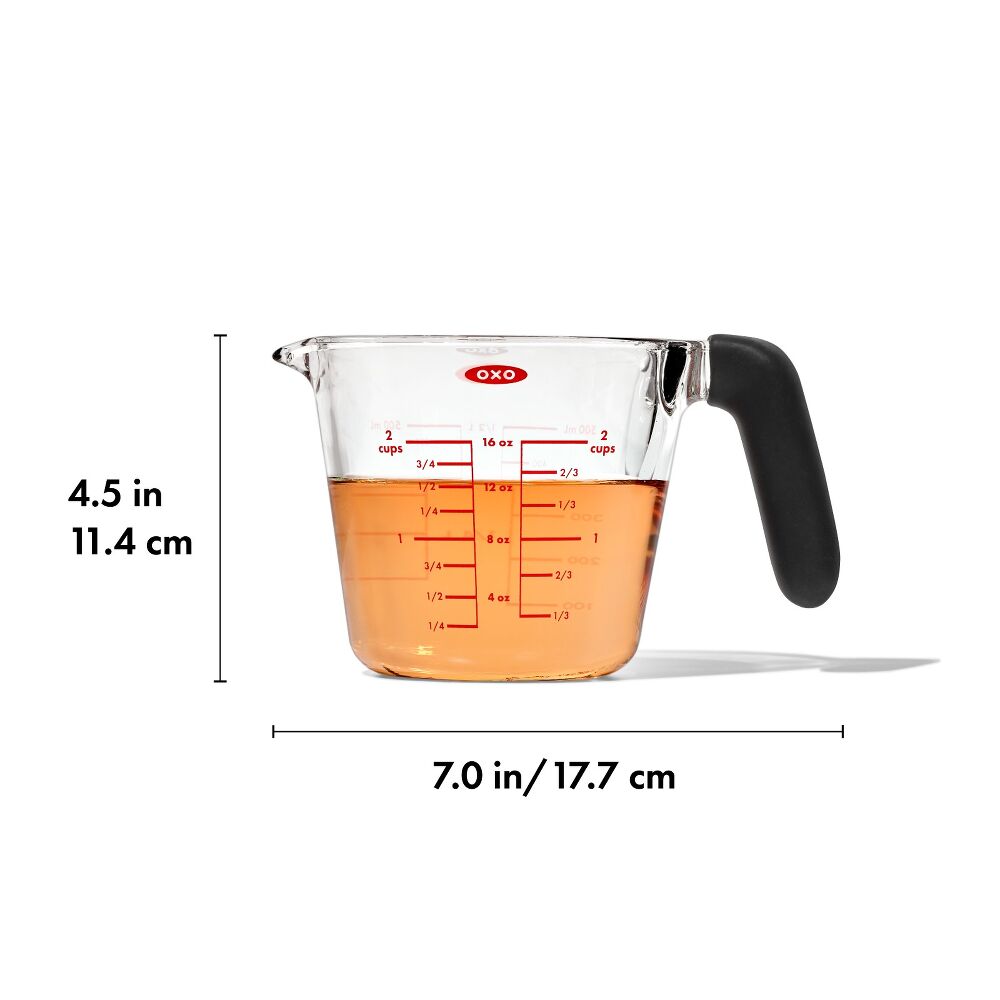 2 Cup Glass Measuring Cup D4