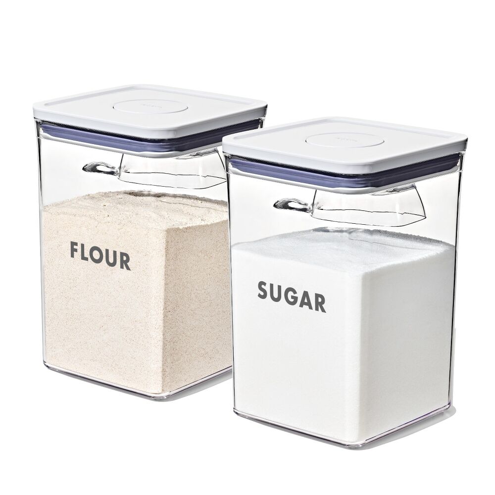 8-Piece Prelabeled Baking POP Container Set A1