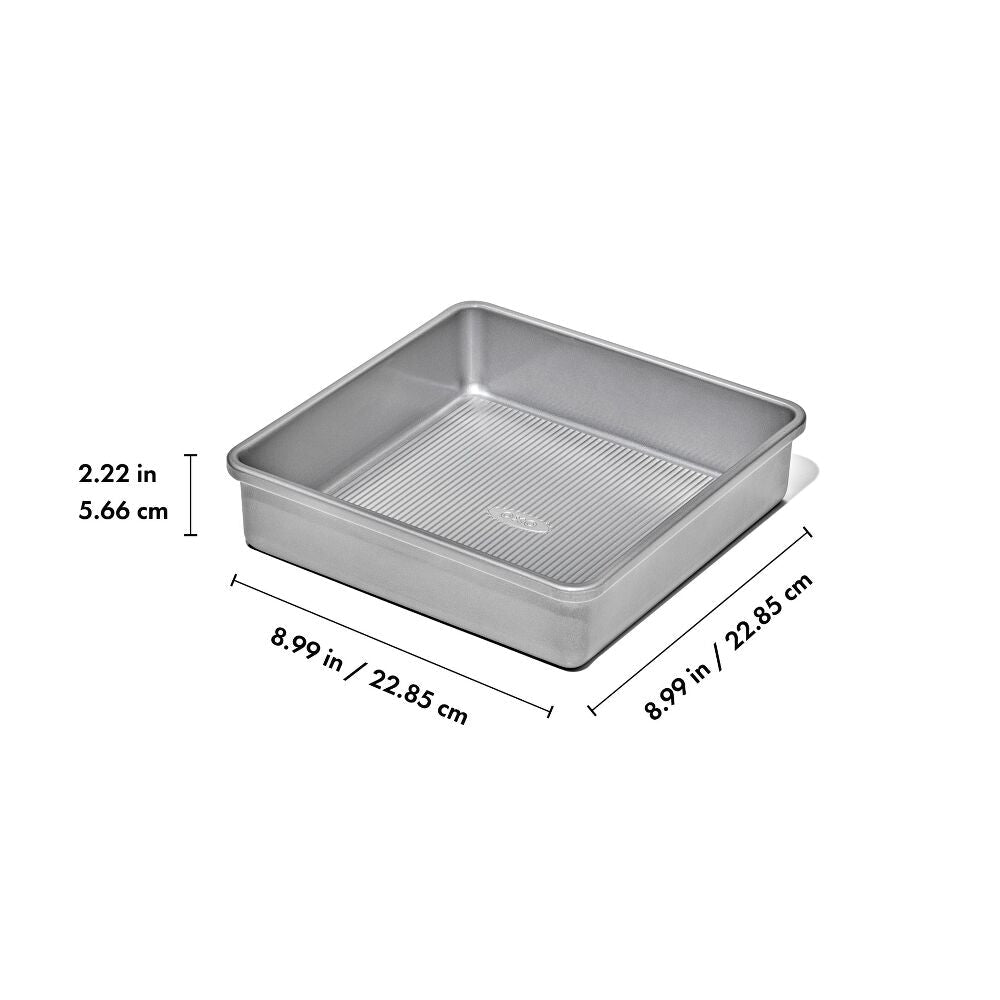Nonstick Pro Clear Coated 9 In Square Cake Pan D5