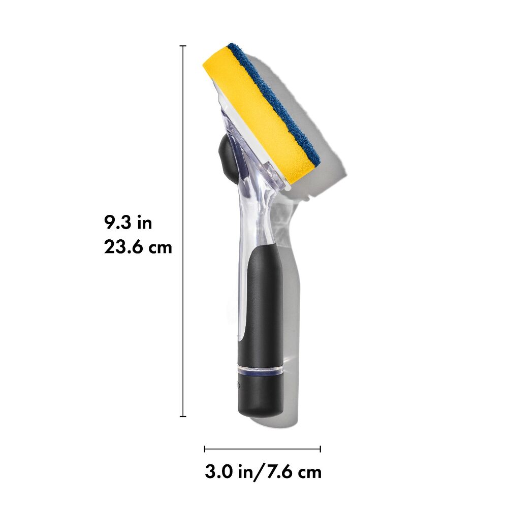 Soap Dispensing Dish Scrub K7