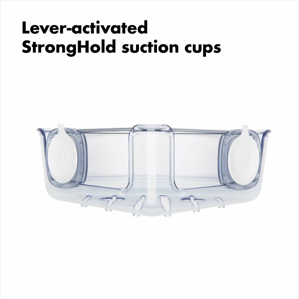 StrongHold™ Suction Corner Basket X8