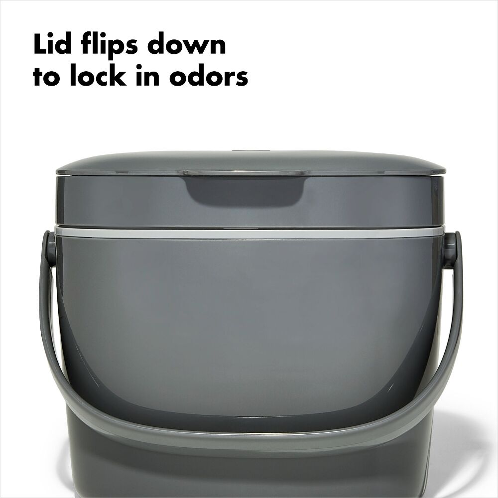 Easy-Clean Compost Bin - 1.75 Gal X4