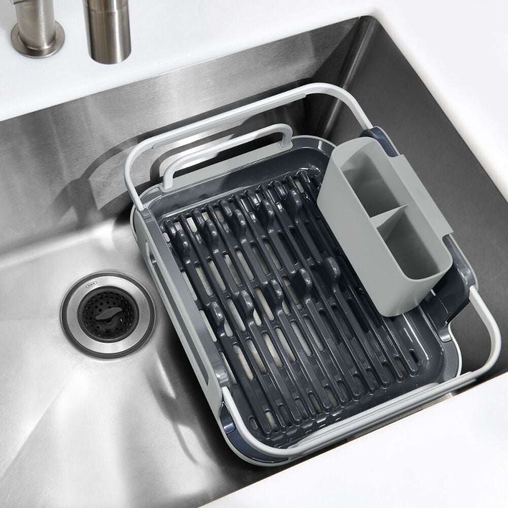 Over-the-sink Aluminum Dish Rack L9