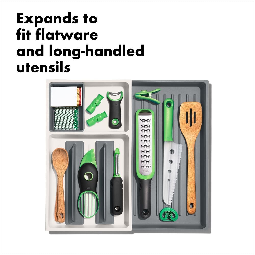Large Expandable Kitchen Tool Drawer Organizer Q8