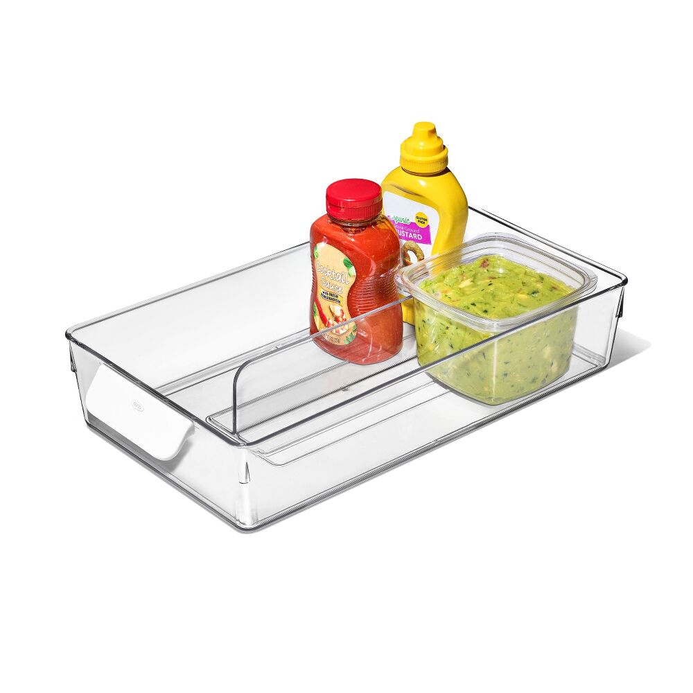 Adjustable Refrigerator Storage Bin K0