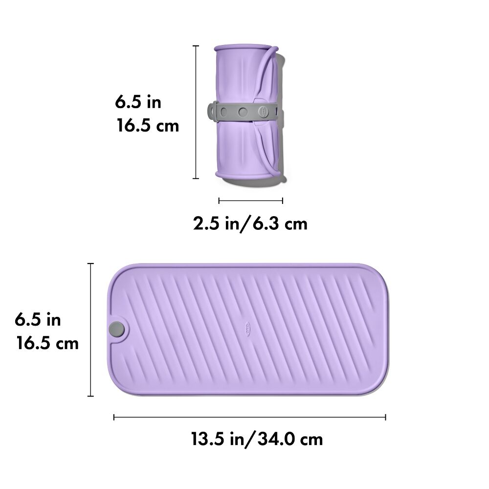 Hot Styling Tool Mat - Lavender C9
