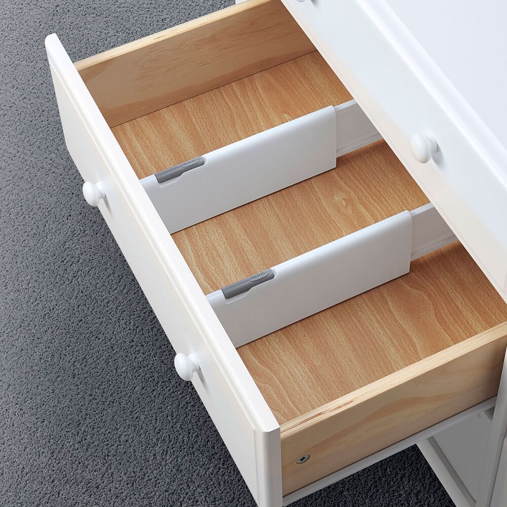 OXO TOT Expandable Dresser Drawer Divider - 4 Pack T1