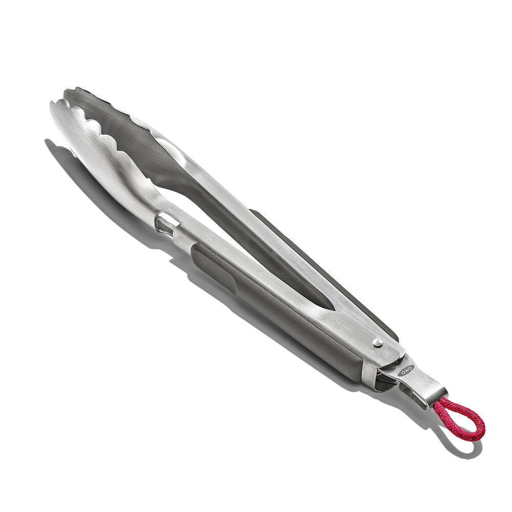 OXO Outdoor 10.5in Camp Stove Tongs with Bottle Opener M3