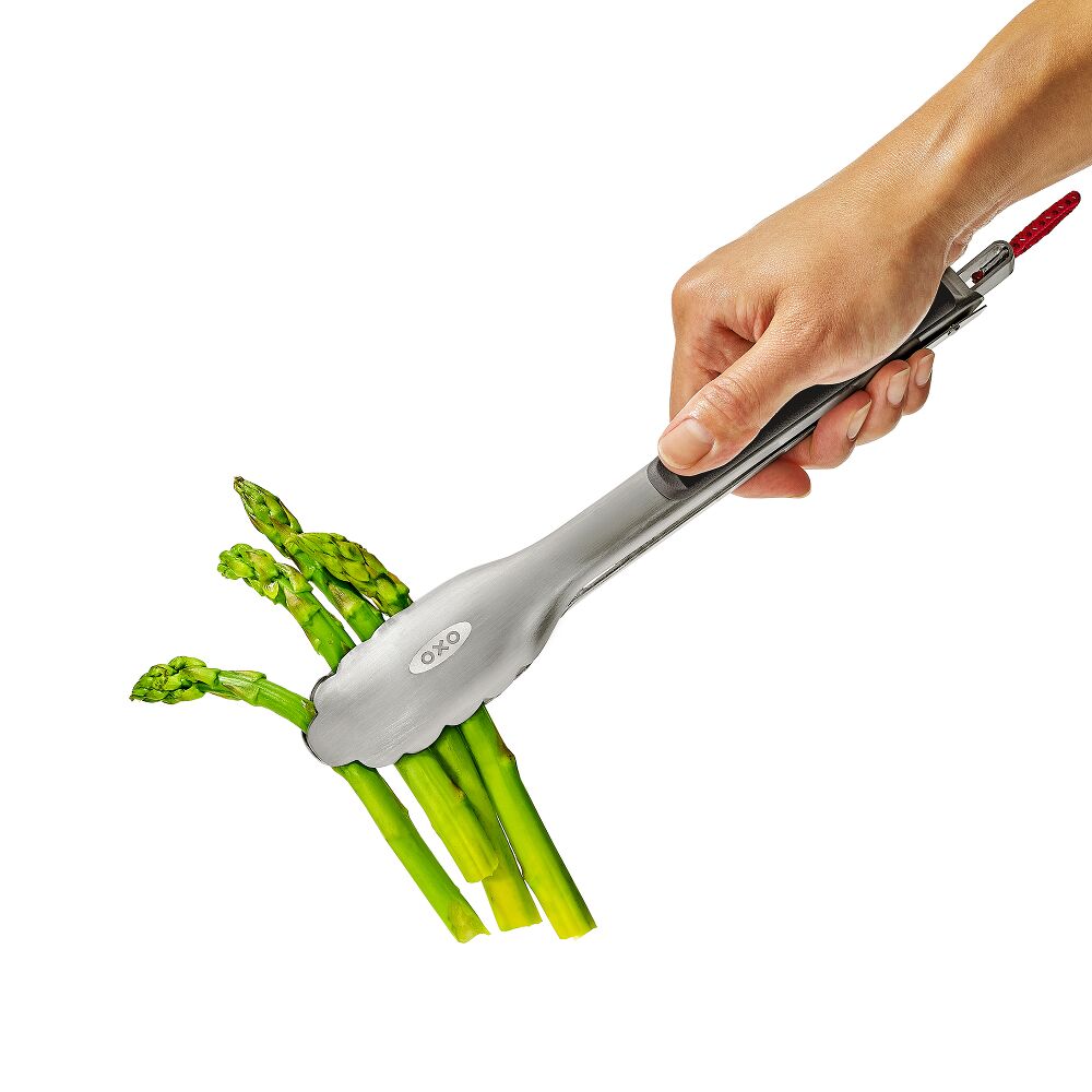 OXO Outdoor 10.5in Camp Stove Tongs with Bottle Opener M3