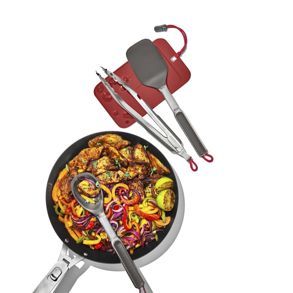 OXO Outdoor 4 -Piece Camp Stove Cooking Set B7