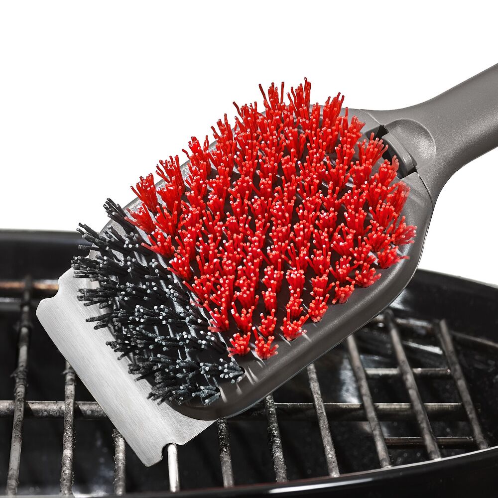 Outdoor Nylon Grill Brush Set of 2 Replacement Heads Q8