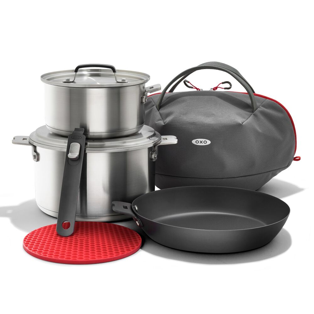 Outdoor Camp Cookware Set with Travel Bag O6