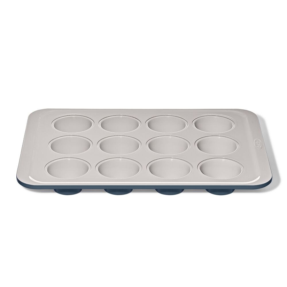 Non-Stick Pro Ceramic Coated Metal Bakeware 12 Cup Muffin Pan F3