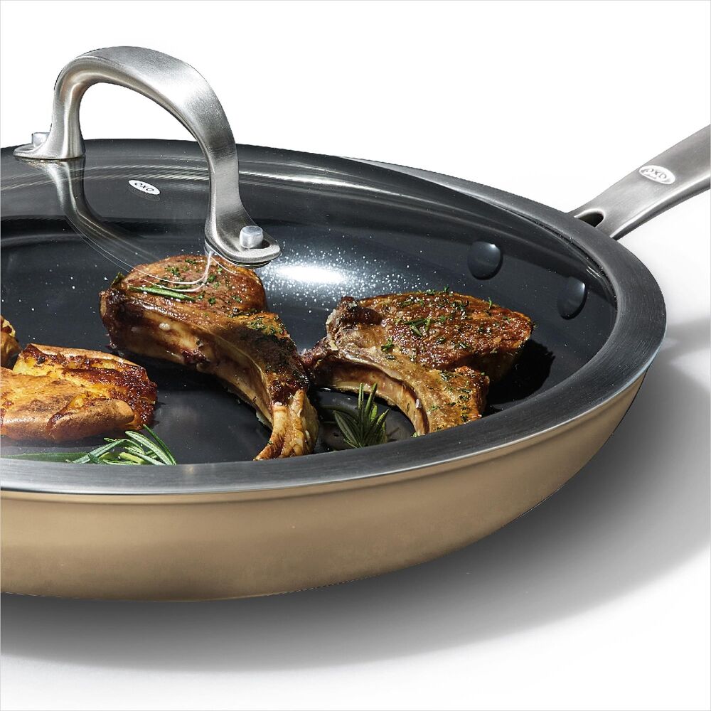 OXO Enhanced Non-Stick 12-Inch Frypan with Lid X3