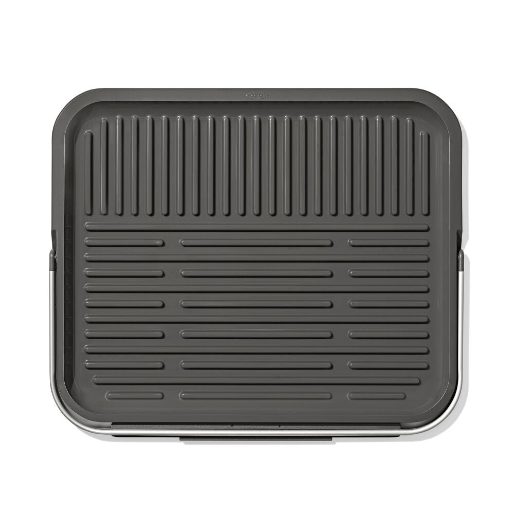 OXO Good Grips Compact Drying Rack with Dish Rest X5