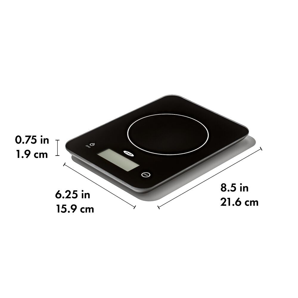 Everyday Glass Food Scale 11lbs/5kg O7