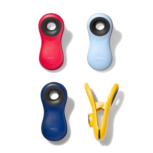 Magnetic All-Purpose Clips - 4-Pack - assorted colors U6