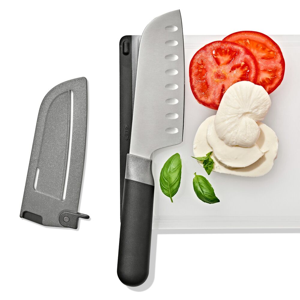 5 in Santoku Knife with Locking Sheath L6