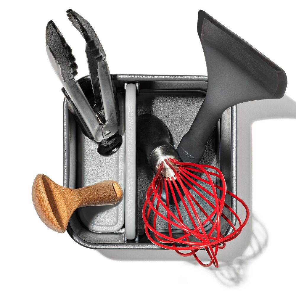 Adjustable Stainless Steel Utensil Holder - Small B5