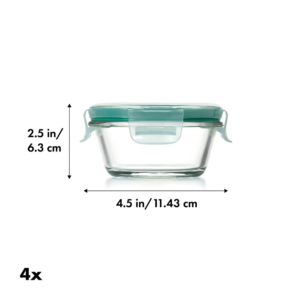 Smart Seal 8-Piece1 Cup Glass Round Container Set P3