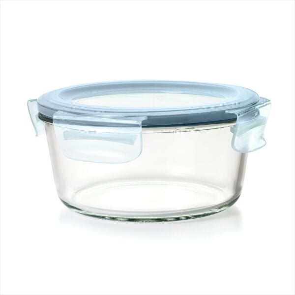 Smart Seal 7-Cup Glass Round Container - Arctic Blue L4
