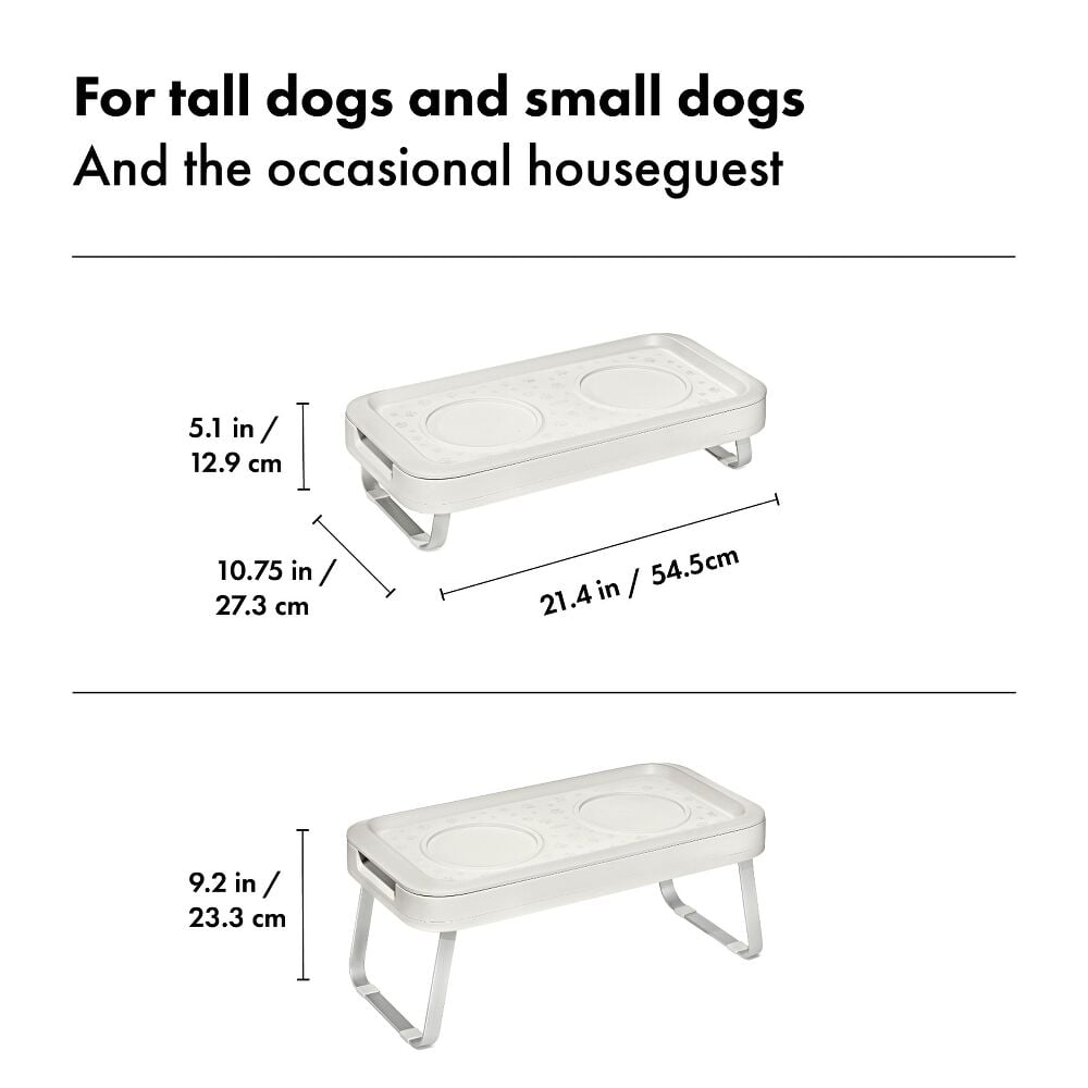 OXO Pet Adjustable Elevated Feeder N6