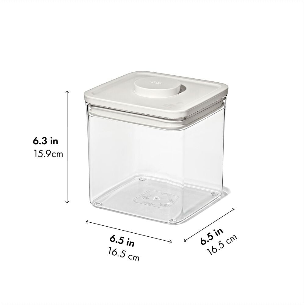 OXO Pet POP Container — Big Square Short — 2.8 Qt/2.6 L N1