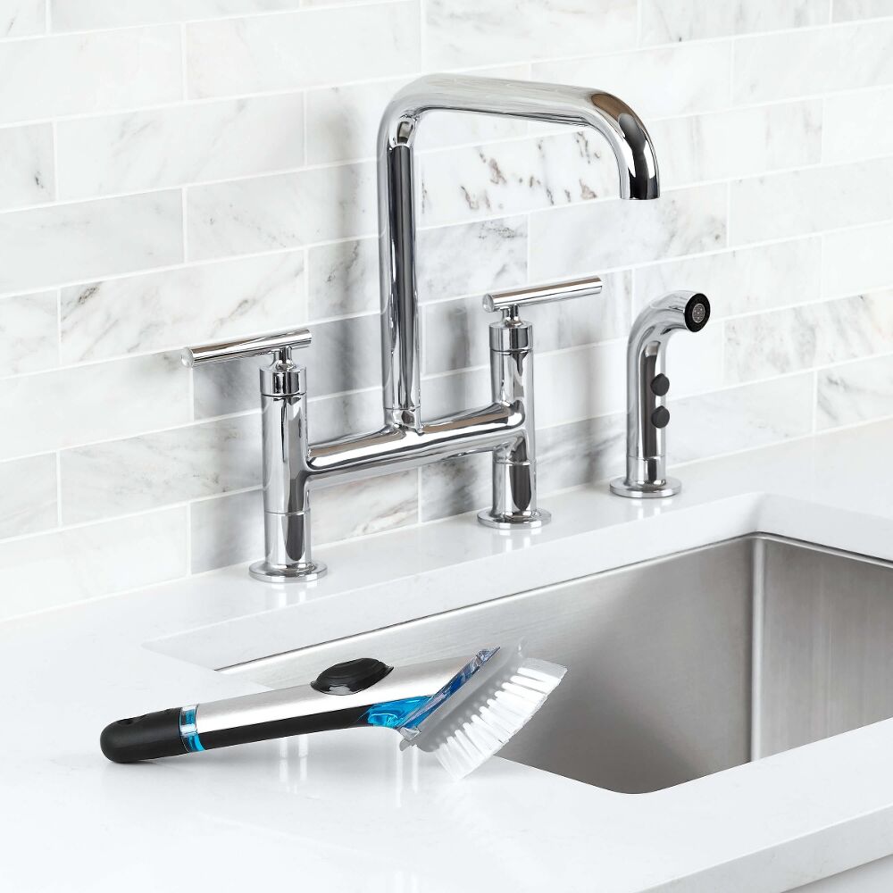 Steel Soap Dispensing Dish Brush Refills N3