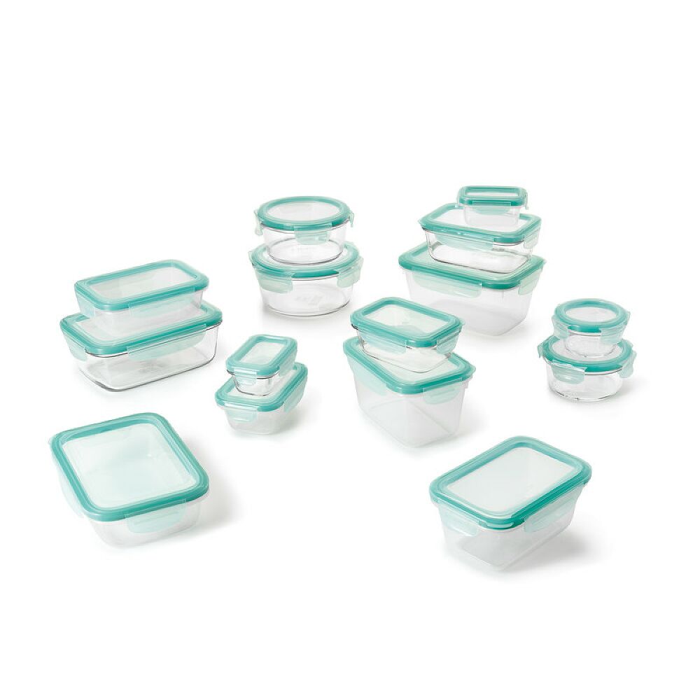OXO Good Grips 30 Piece Smart Seal Glass & Plastic Container Set M6
